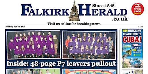 Primaire afbeelding van Falkirk Herald P7 School Leavers Edition