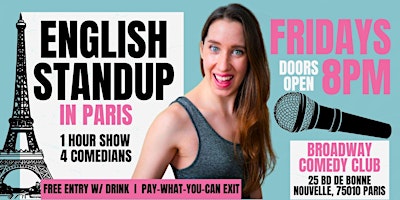 English Stand Up Comedy Showcase - Coucou Comedy primary image