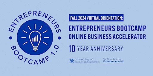 Fall 2024 Virtual Orientation: Bootcamp Online Business Accelerator primary image