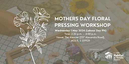 Hauptbild für Mother's Day Floral Pressing Workshop by Fresh Off The Press