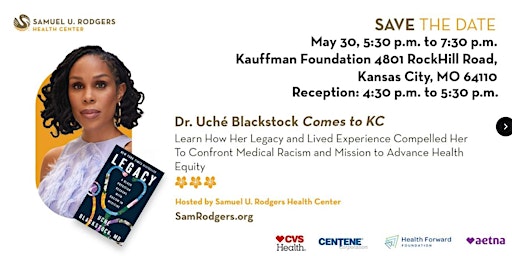 Dr. Uche Blackstock-A Black Physician Reckons With Racism In Medicine primary image