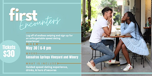 First Encounters: A Guided Speed Dating Event primary image