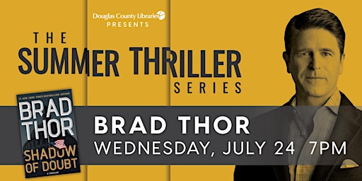 Imagem principal do evento DCL Summer Thriller Series: NYT Bestselling Author Brad Thor