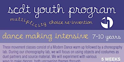 Winter/Spring '24 Hatchlings: Dancemaking for Young Artists (ages 10-12) primary image