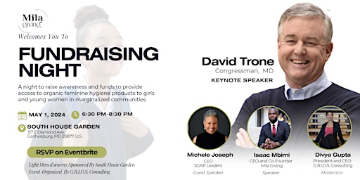 Fundraising Evening with Congressman David Trone & Friends!  primärbild