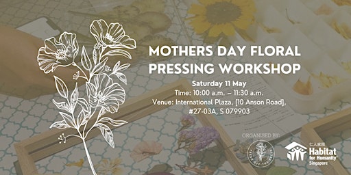 Mother's Day Floral Pressing Workshop by Fresh Off The Press primary image