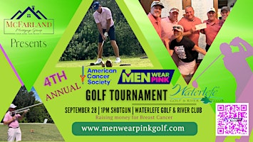 4th Annual Men Wear Pink Golf Tournament primary image
