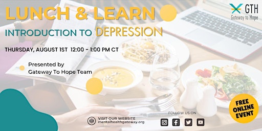 Primaire afbeelding van Lunch & Learn: Introduction to Depression