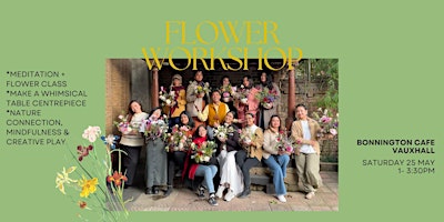 Image principale de Flower Arranging Workshop at Bonnington Cafe