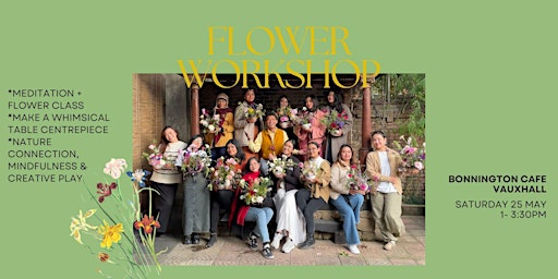 Imagem principal do evento Flower Arranging Workshop at Bonnington Cafe