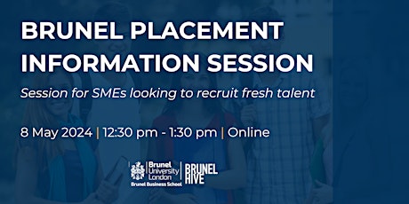 Brunel Placement Information Session primary image