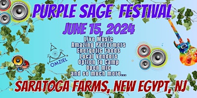 Primaire afbeelding van Purple Sage Festival: Rebirth, Reconnect, Recieve