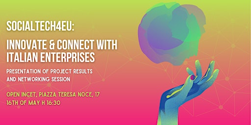 Imagem principal do evento SocialTech4EU: Innovate & Connect with Italian enterprises.