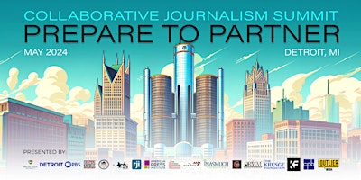 Imagem principal do evento 2024 Collaborative Journalism Summit