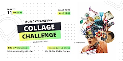 Primaire afbeelding van Collage Challenge @ World Collage Day | Workshop di Collage