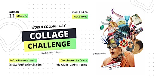 Immagine principale di Collage Challenge @ World Collage Day | Workshop di Collage 