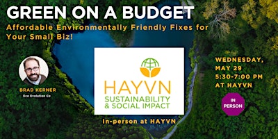 Imagem principal do evento Green on a Budget: Affordable Environmentally Friendly Fixes for Small Biz!