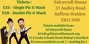 Gertcha (Chas & Dave tribute) Live, with Pie & Mash primary image