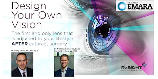 Imagem principal do evento Introducing The Light Adjustable Lens for Cataract Surgery