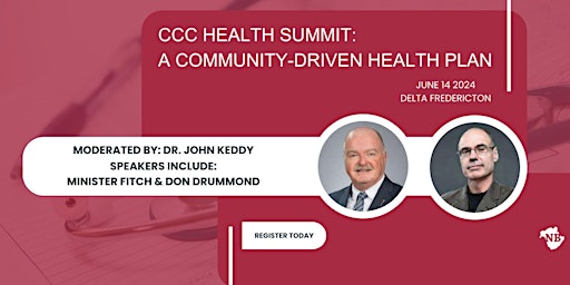 Primaire afbeelding van CCC Health Summit: A Community Driven Health Plan