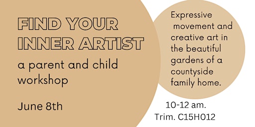 Imagem principal do evento “Find your inner Artist” a workshop for parent child
