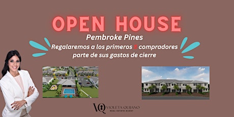 OPEN HOUSE - PEMBROKE PINES - NUEVA CONSTRUCCION