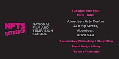 Image principale de NFTS Outreach  | Aberdeen  - Tuesday 14th May