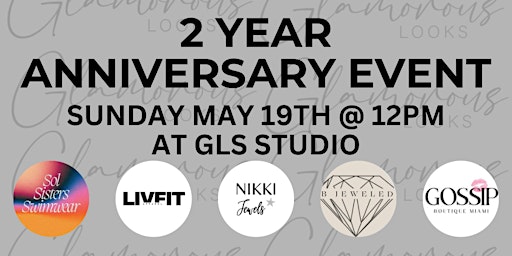 Image principale de Glamorous Looks Studio 2 Year Anniversary Event