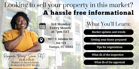 Looking to sell your property in this market? A hassle free informational