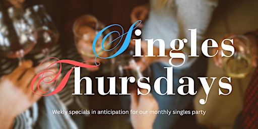 Primaire afbeelding van Thursdays is for the Singles  @ Pink Moon Cafe and Boutique Wines.