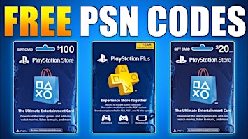 (Free)!!~FREE PSN GIFT CARD CODES 2024 ✔ Free PSN Gift Card Giveaway primary image