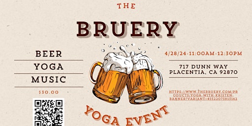 Yoga and Beer Event!! primary image