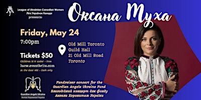 Image principale de Oksana Mukha | Toronto | May 24