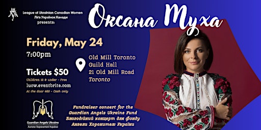 Image principale de Oksana Mukha | Toronto | May 24