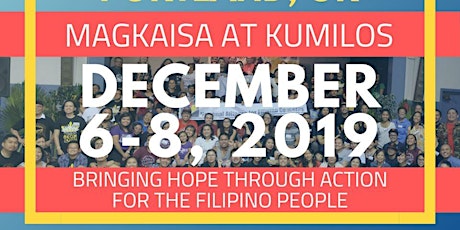 MAGKAISA AT KUMILOS: Bringing Hope Through Action for the Filipino People primary image