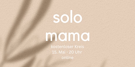 Solo Mama Frauenkreis primary image