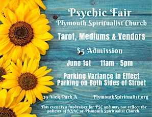 Psychic Fair - Tarot, Mediums, Healers & Vendors