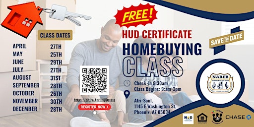 Immagine principale di HUD Certificate Homebuying Class 