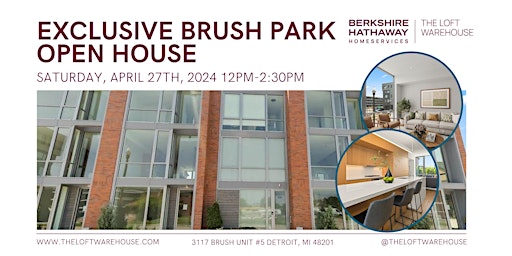 Imagem principal do evento Extraordinary Townhome in Brush Park Open this Saturday 4/27