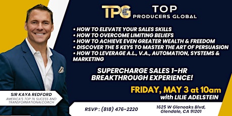 How to Supercharge Your Sales 1-HR Breakthrough Experience!