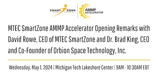 MTEC Smart Zone AMMP Accelerator Opening Remarks primary image