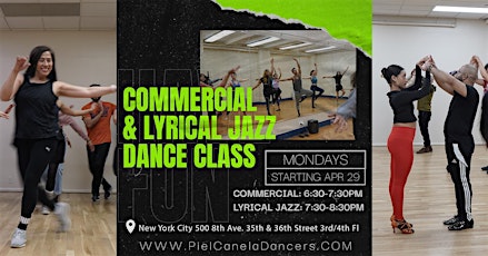 Lyrical Jazz Dance Class, Open Level