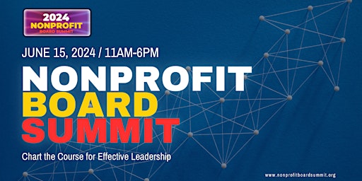 Imagem principal do evento 2024 NonProfit Board Summit