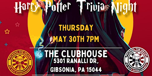 Image principale de Harry Potter Trivia Night @ The Clubhouse