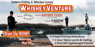Immagine principale di InShore Fishing WhiskeyVenture and Tasting 