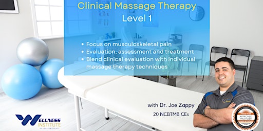 Immagine principale di Clinical Massage Therapy : Level 1 