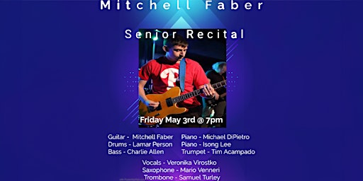 Imagem principal do evento Mitchell Faber Senior Recital