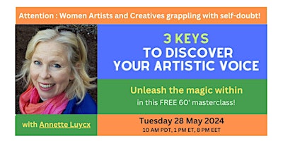 3 Keys to Discover Your Artistic Voice primary image
