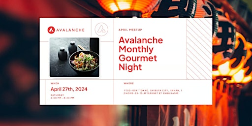 Imagem principal do evento Avalanche Gourmet Night #6