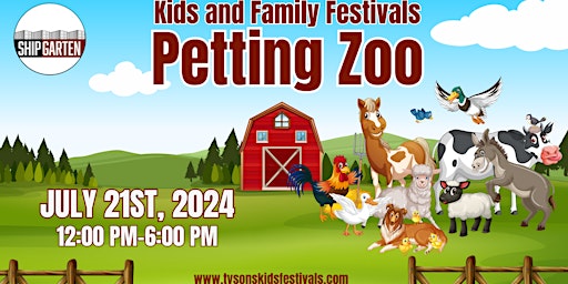 Imagem principal do evento Petting Zoo- Shipgarten's 2 year Anniversary